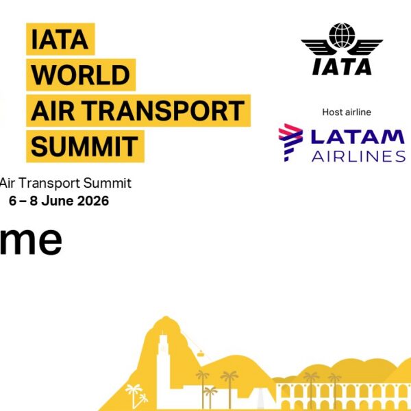IATA Air Transport Summit welcome banner